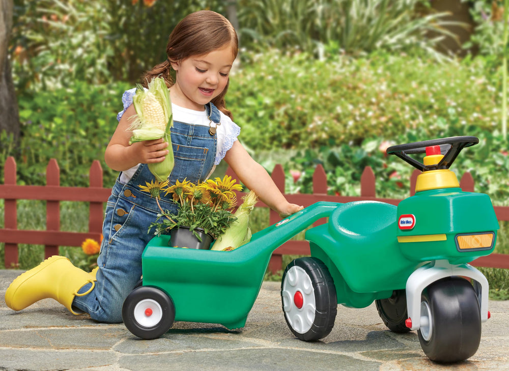 Little Tikes remolque lateral, fácil de acoplar y útil para transportar juguetes