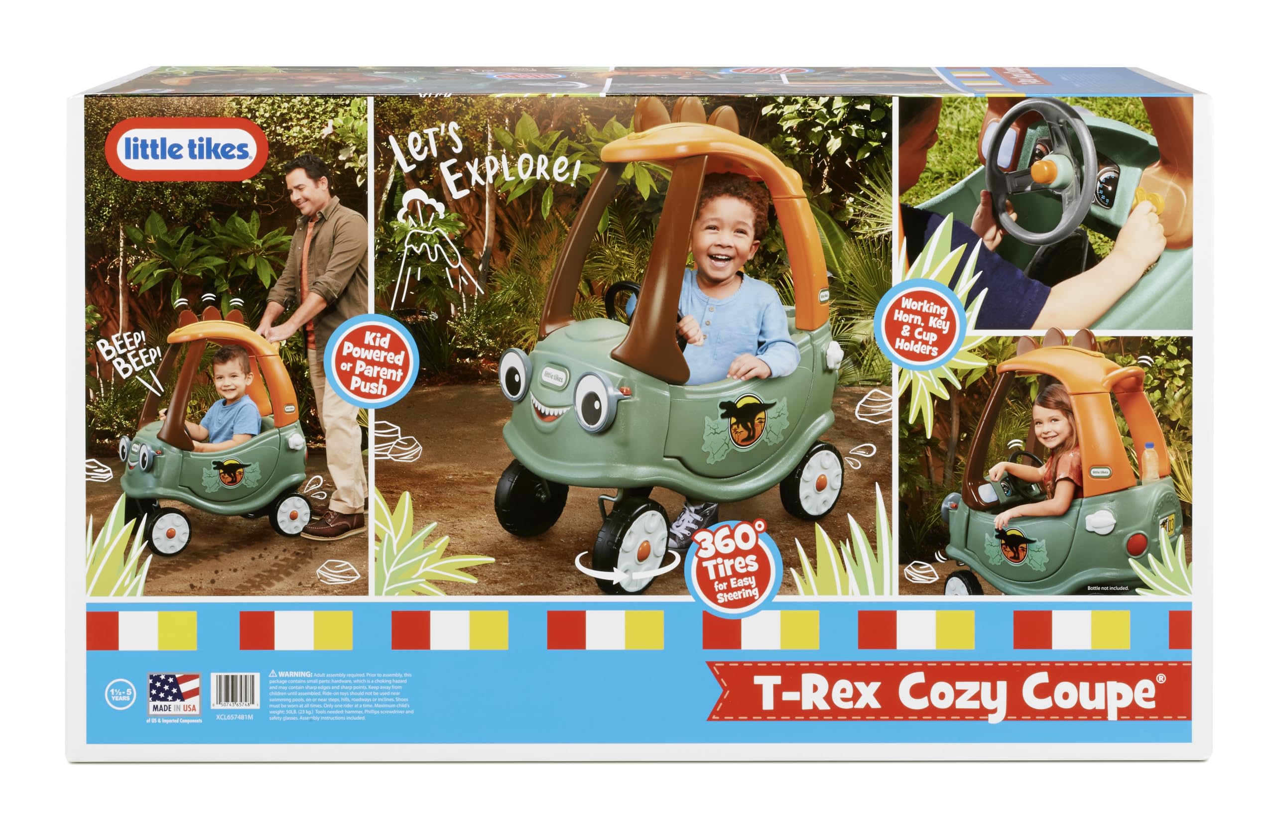 Little Tikes mango superior para que padres empujen con comodidad