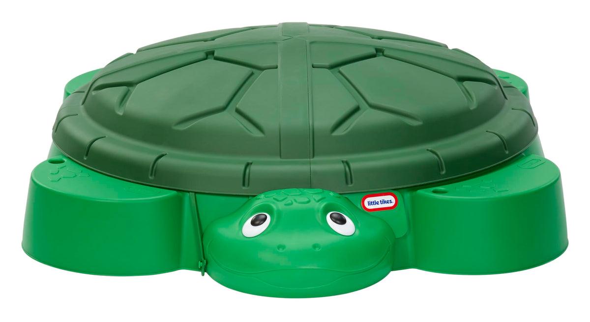 Little Tikes tortuga vista frontal con forma amigable y beneficio de juego seguro