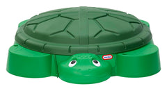 Little Tikes tortuga vista frontal con forma amigable y beneficio de juego seguro