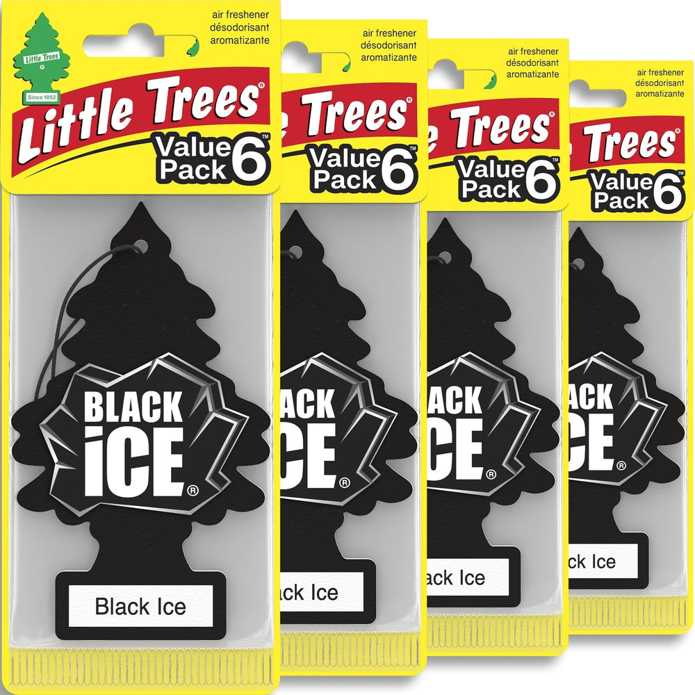 LITTLE TREES Black Ice frontal presentación intensa y fácil uso