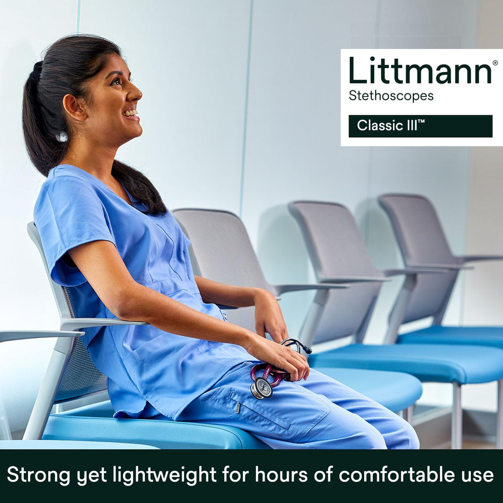 Littmann Classic III embalaje con etiqueta y garantía, listo para profesional