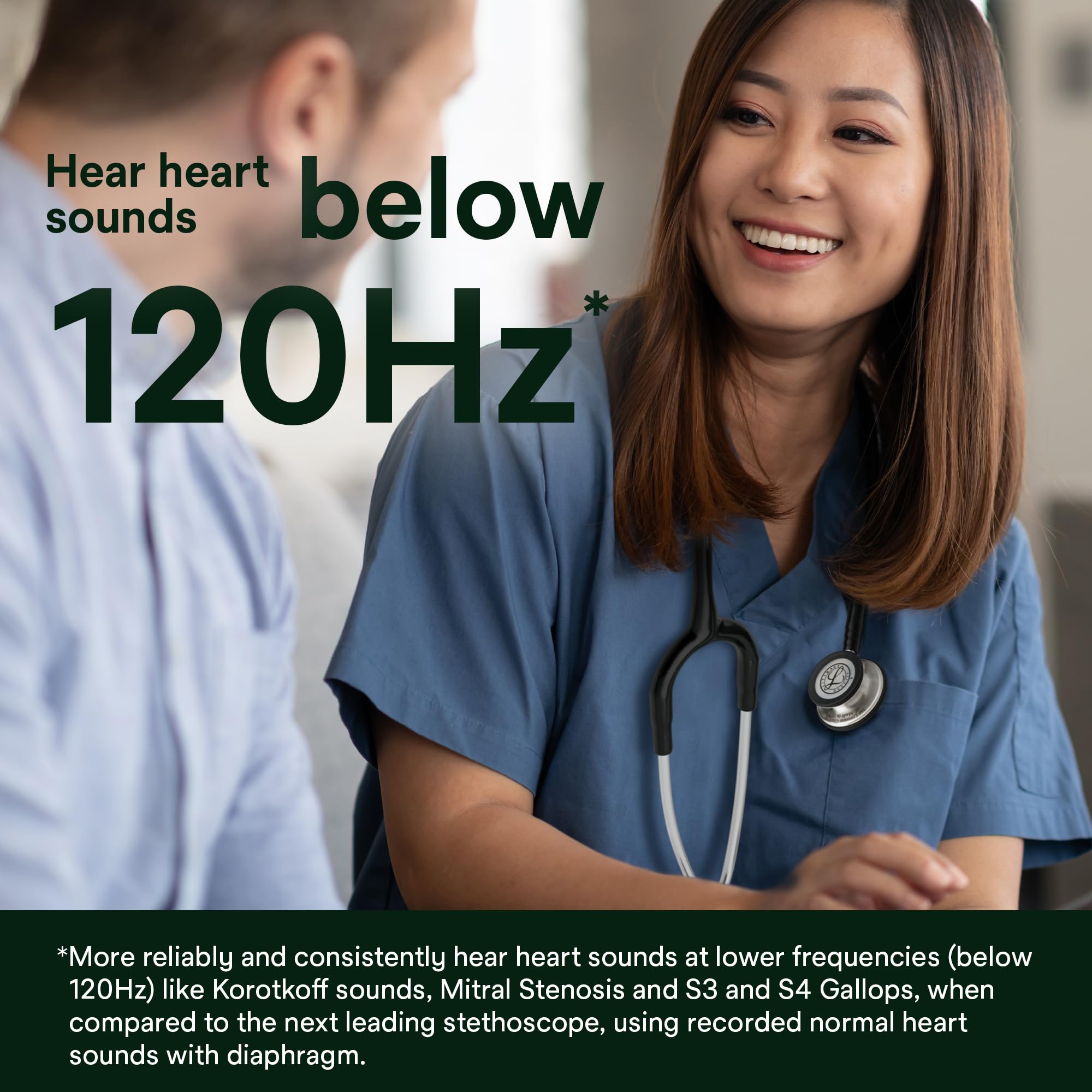 Littmann detalle del tubo flexible y resistente, sin látex y fácil limpieza prolongada