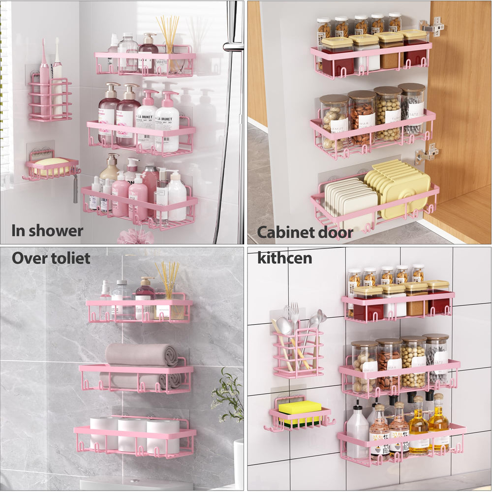 Liuoud ambientación en baño rosa mostrando estética y funcionalidad