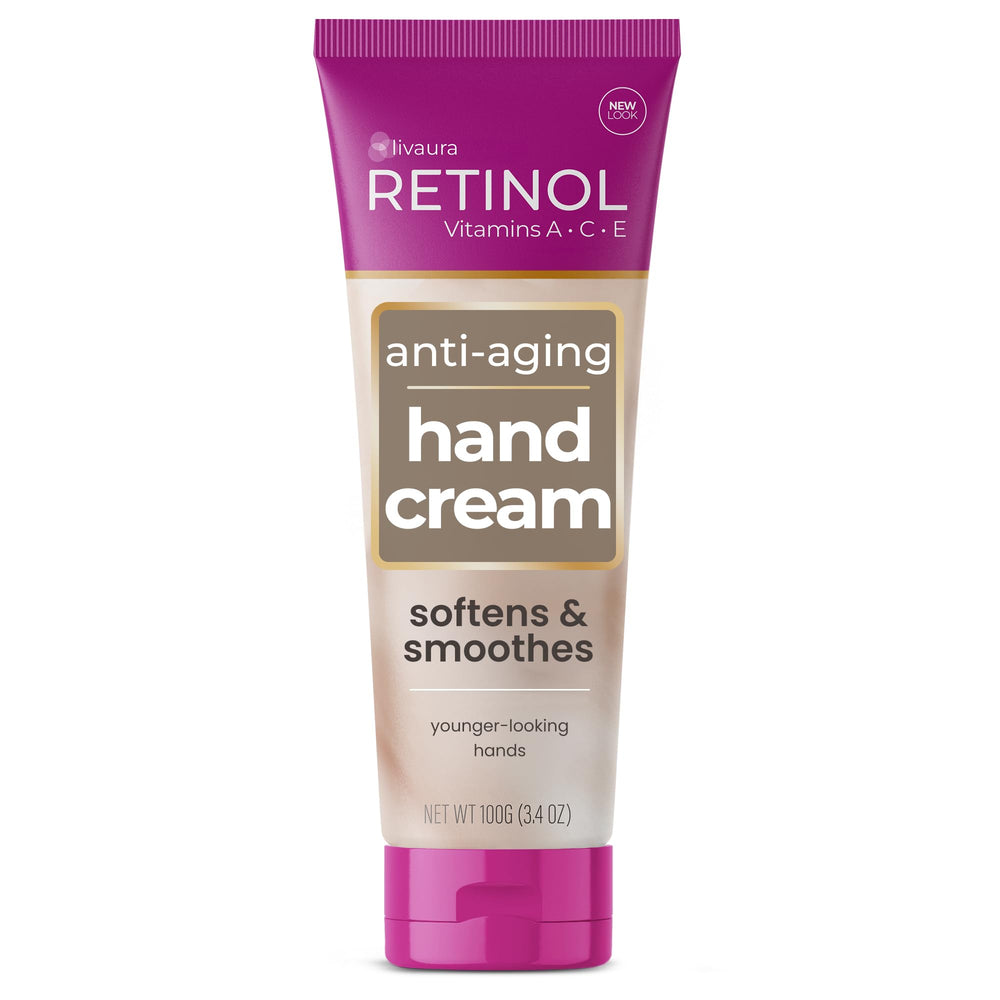 Retinol LIVAURA tubo frontal mostrando diseño y tamaño práctico
