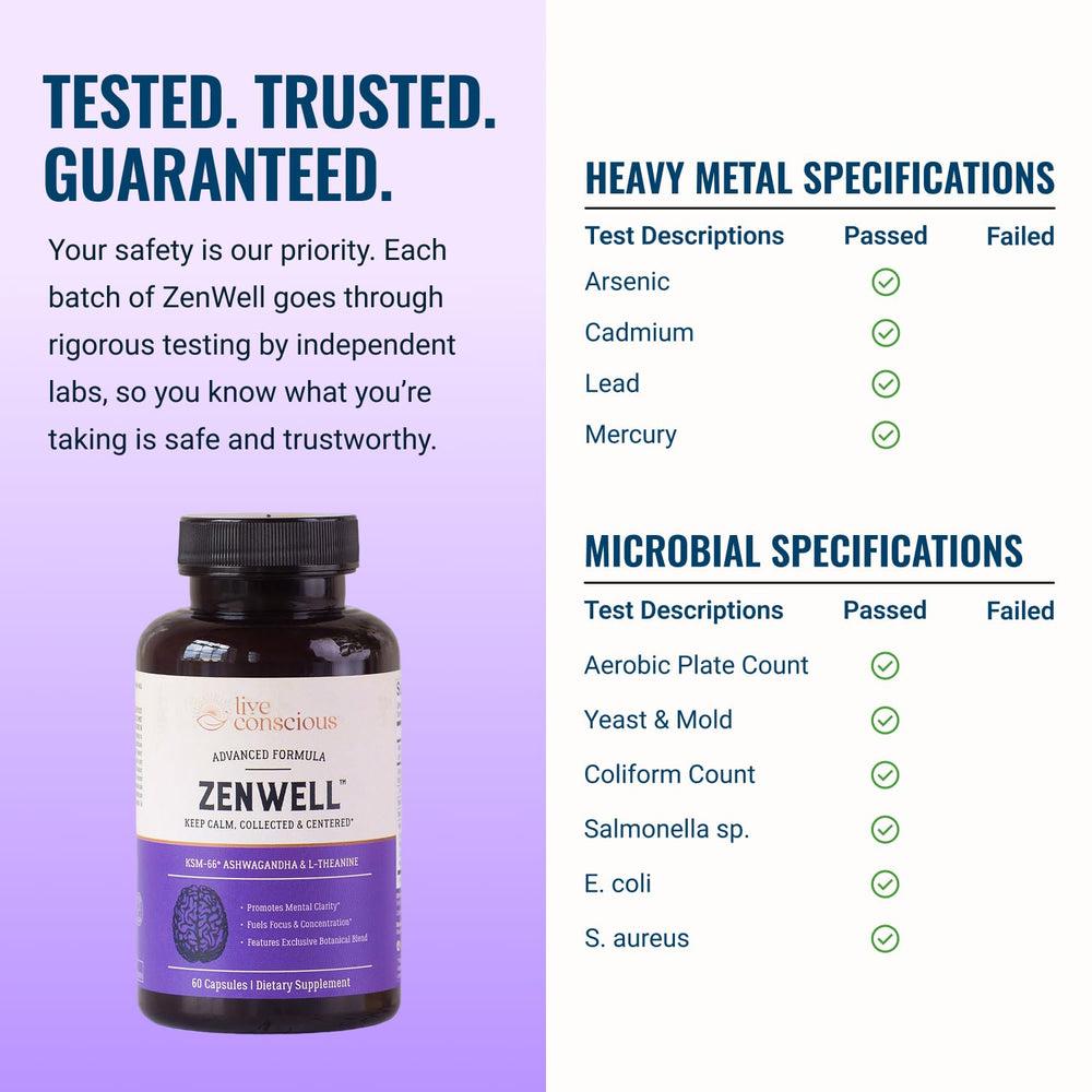 Live Conscious ZenWell en mano para comparar tamaño y facilitar dosificación