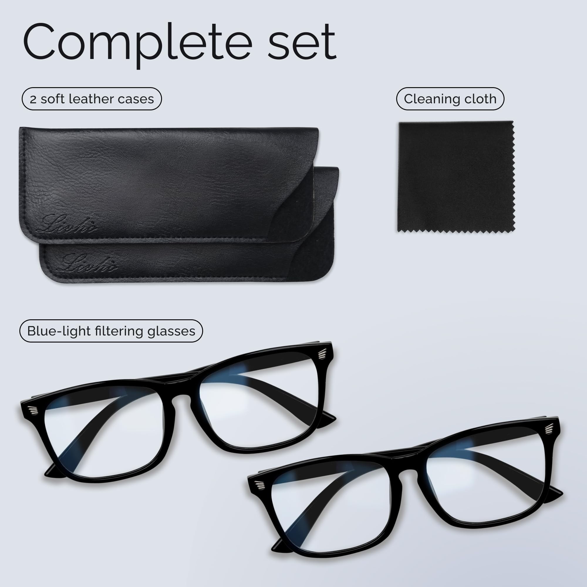 livho estuche protector para transporte seguro y cuidado de las lentes