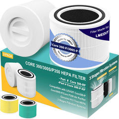 LMEDIT filtro Core 300 frontal mostrando empaque y compatibilidad