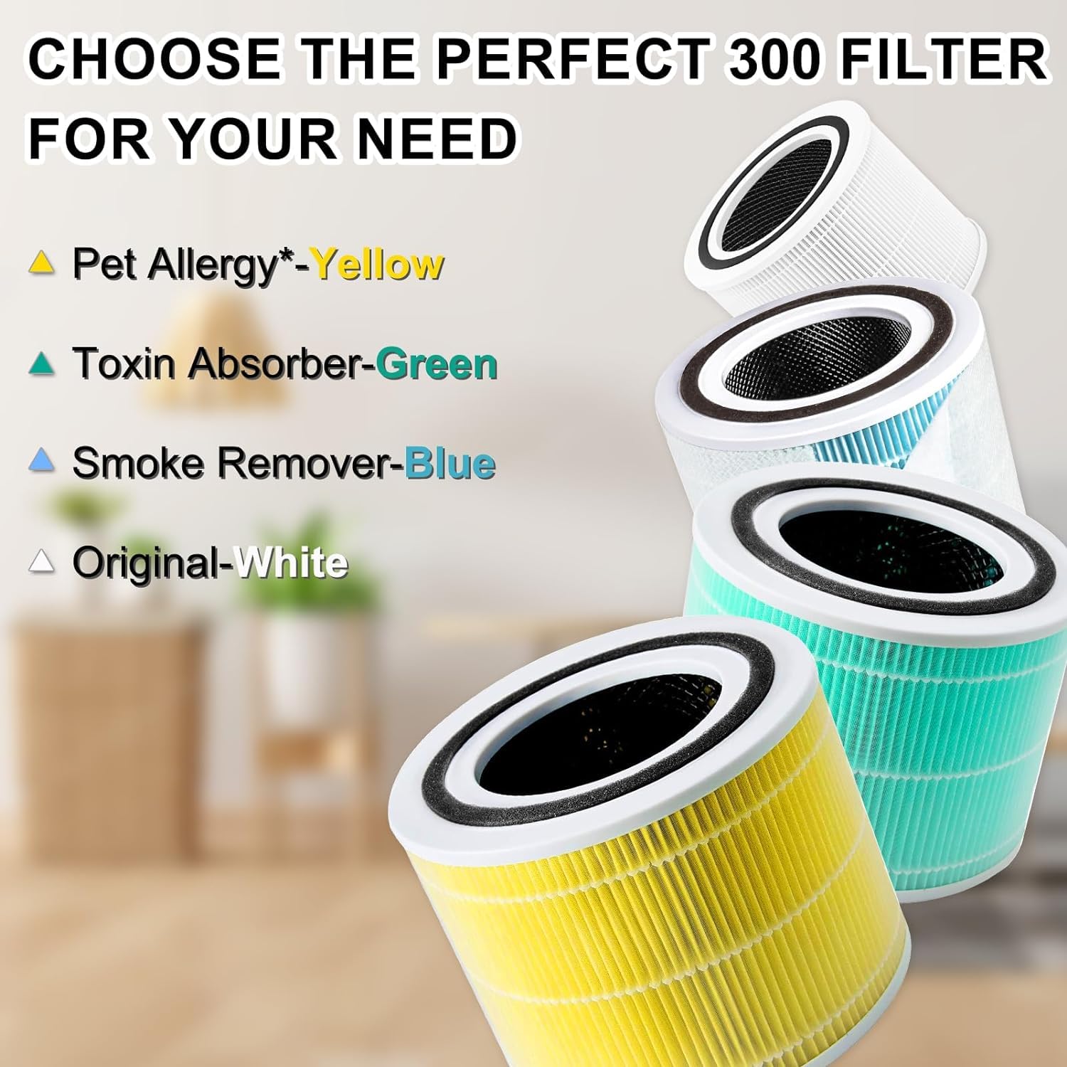 LMEDIT filtro instalado en purificador Levoit mostrando ajuste fácil