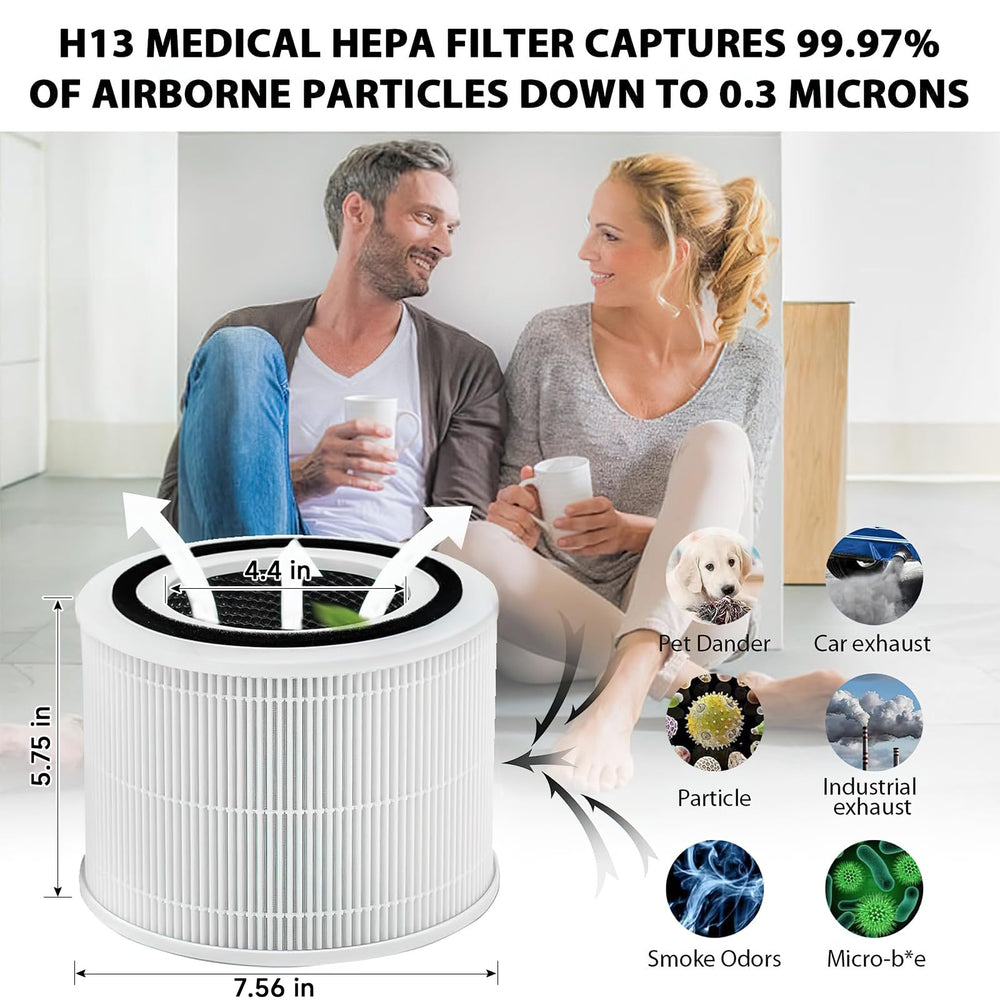 LMEDIT filtro en habitación mostrando aire más limpio y confort