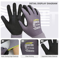 LOCCEF primer plano del recubrimiento microfoam para mejor agarre