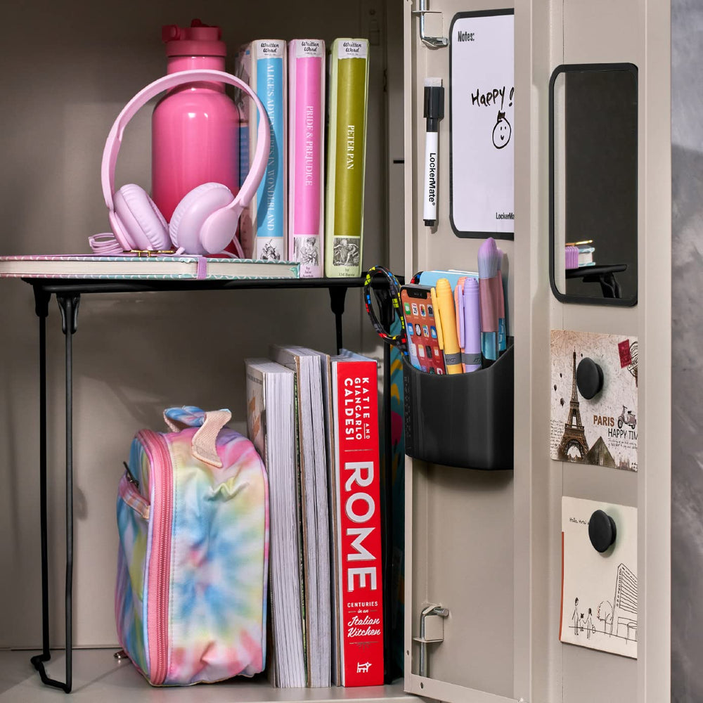 LockerMate estante plegado para fácil instalación y transporte