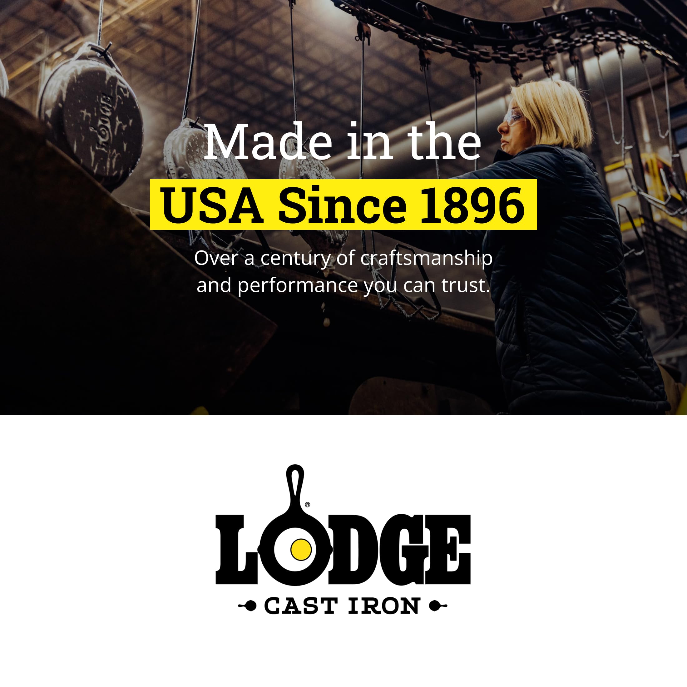 Lodge molde almacenado en cocina pequeña, mostrando su versatilidad y ahorro espacio