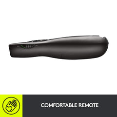 Logitech detalle de botones táctiles para cambio de diapositivas eficiente