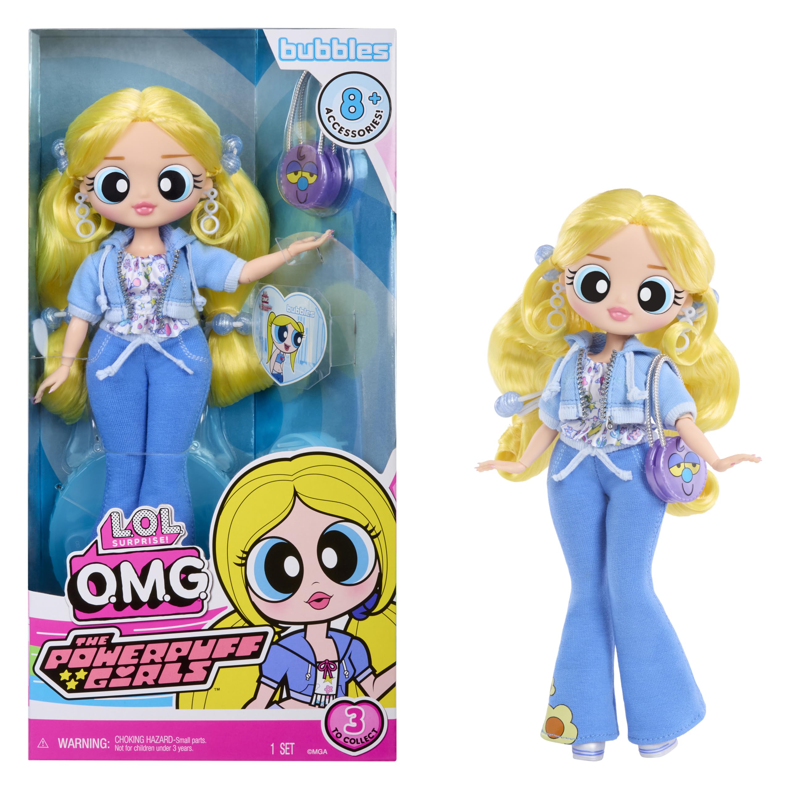 L.O.L. Surprise! Bubbles vista frontal mostrando diseño y moda