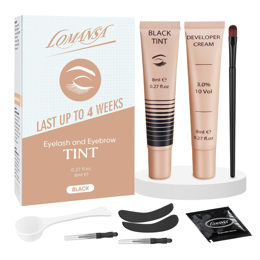 Lomansa kit frontal mostrando envase y accesorios para aplicación rápida