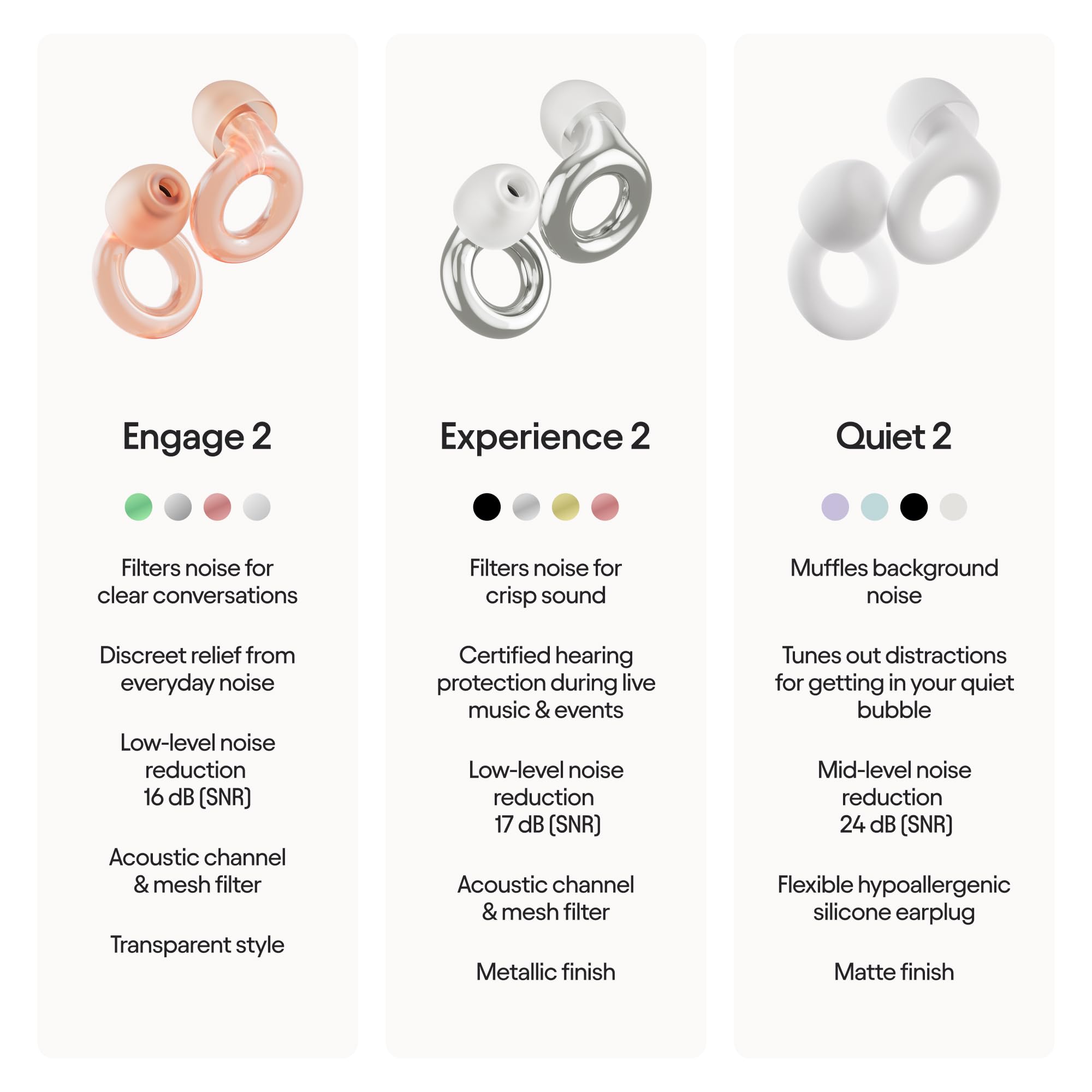 Loop Engage 2 en café concurrido para reducir ruido manteniendo voz