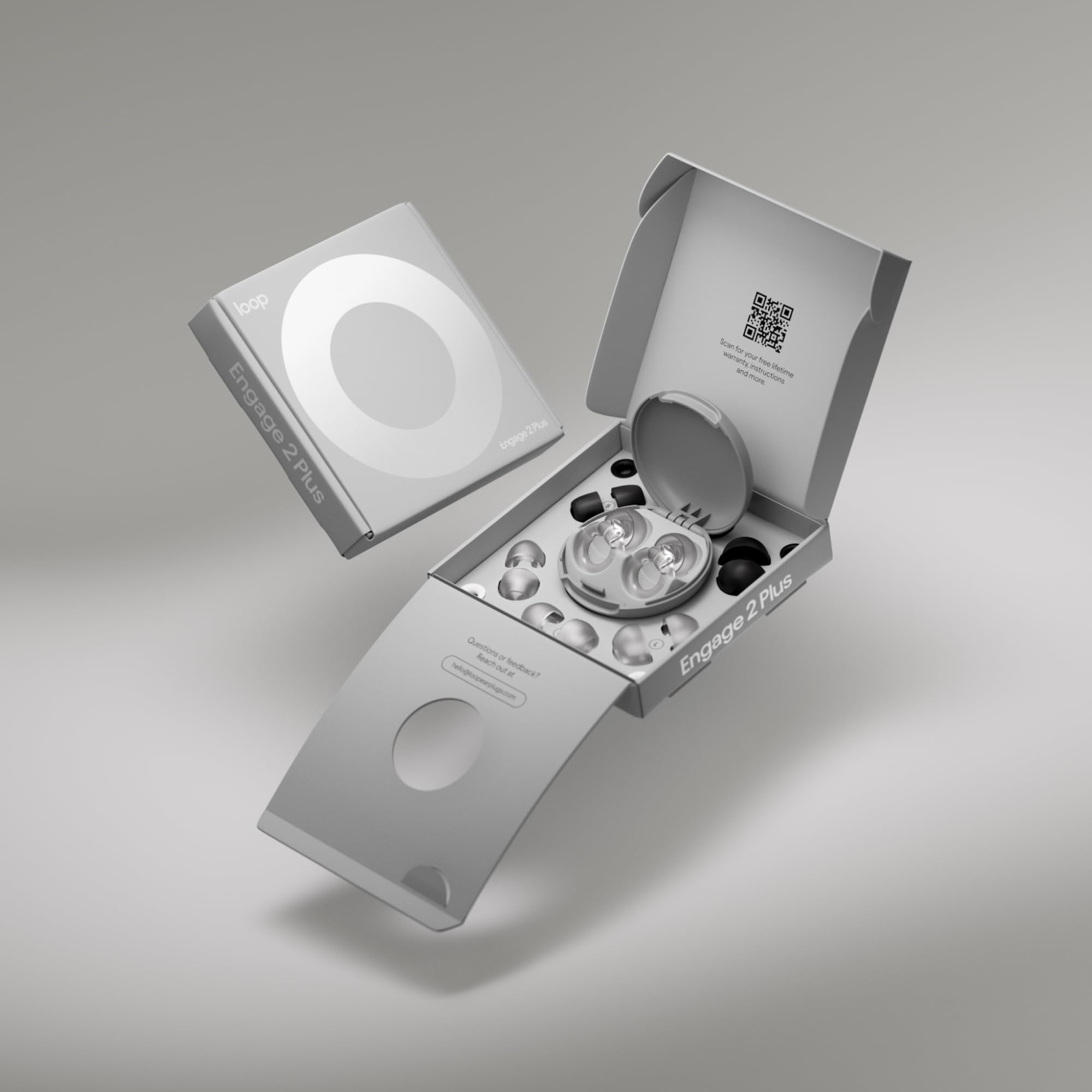 Loop Engage 2 Plus contenido del paquete con puntas y accesorios incluidos