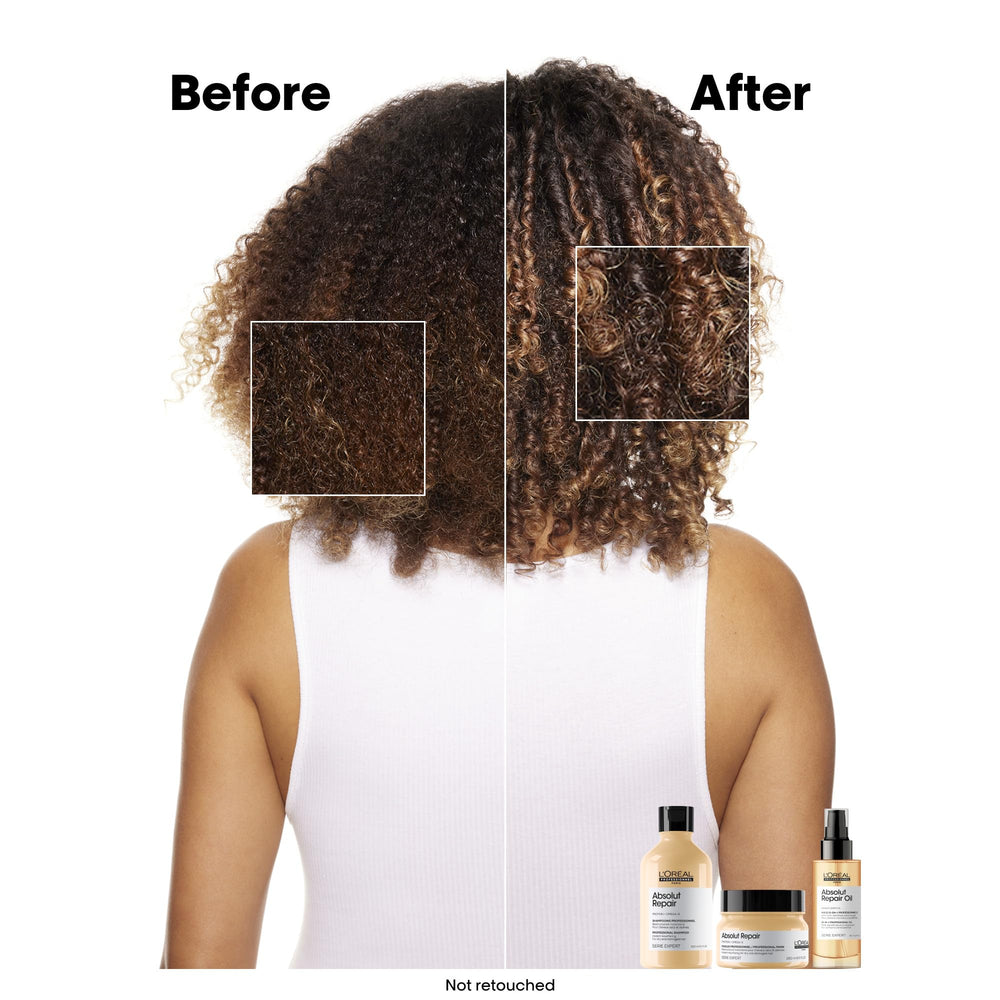 L'Oréal Professionnel Paris aplicación de la mascarilla en manos, facilidad de distribución y control