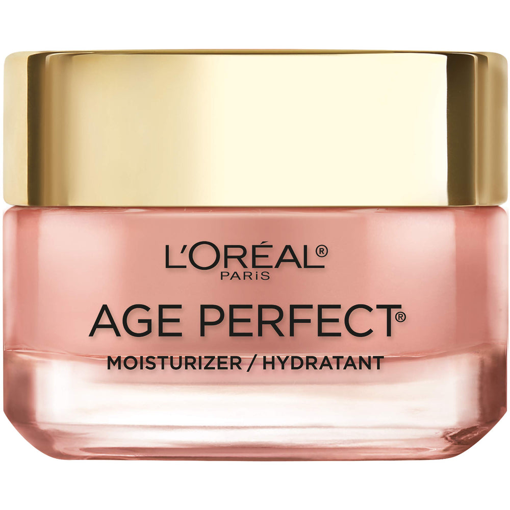 L'Oreal Paris frasco frontal del producto mostrando diseño y beneficio de revitalizar tono