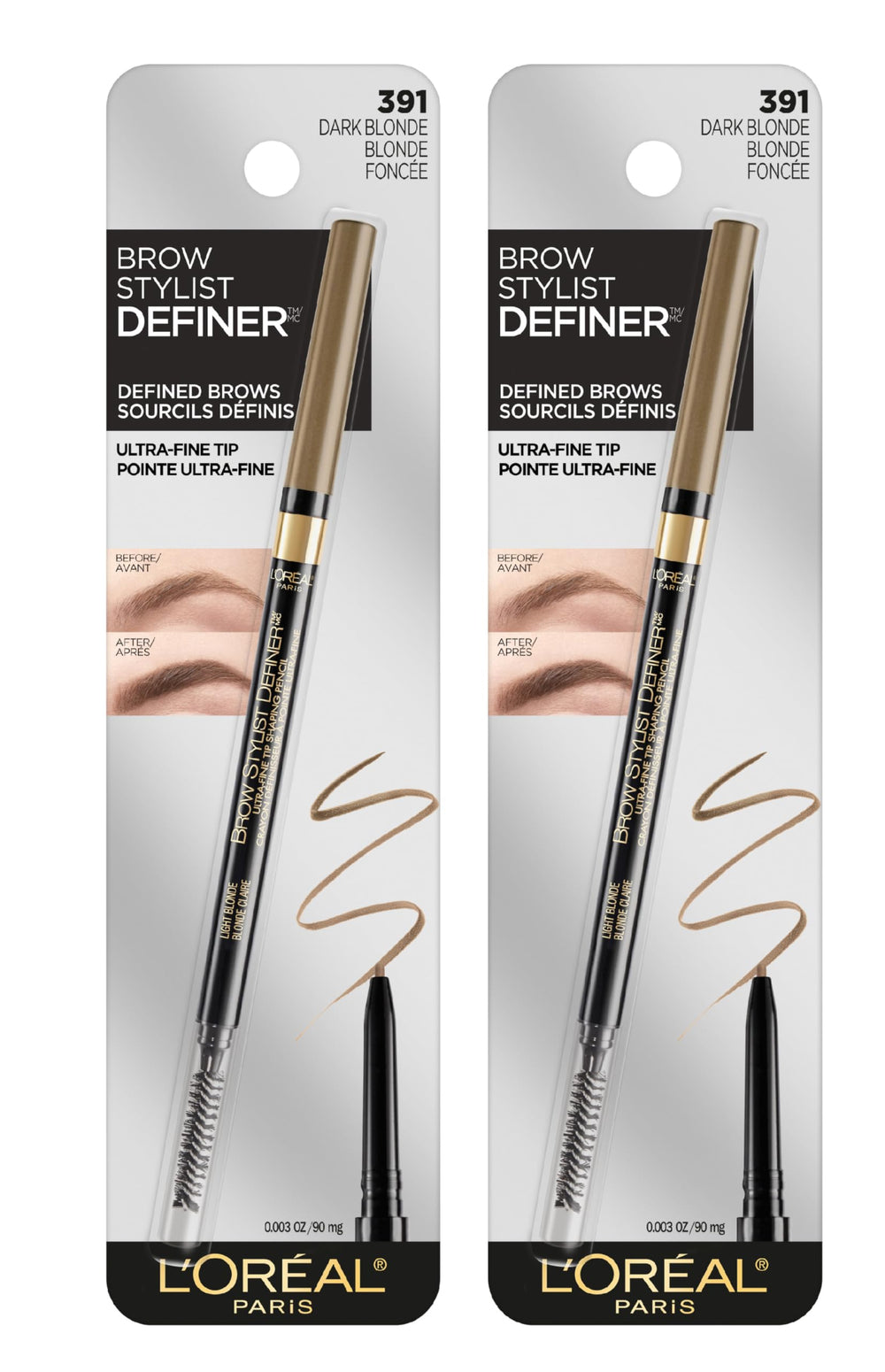 L'Oreal Paris punta ultra-fina del lápiz, precisión para dibujar pelitos