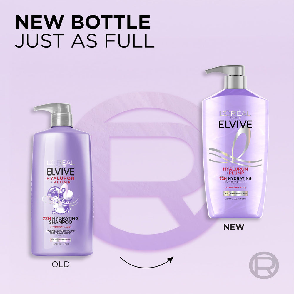 L'Oreal Paris cabello seco transformado con acabado brillante y movimiento