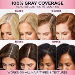 L'Oreal Paris aplicación del color en mano mostrando control y cobertura