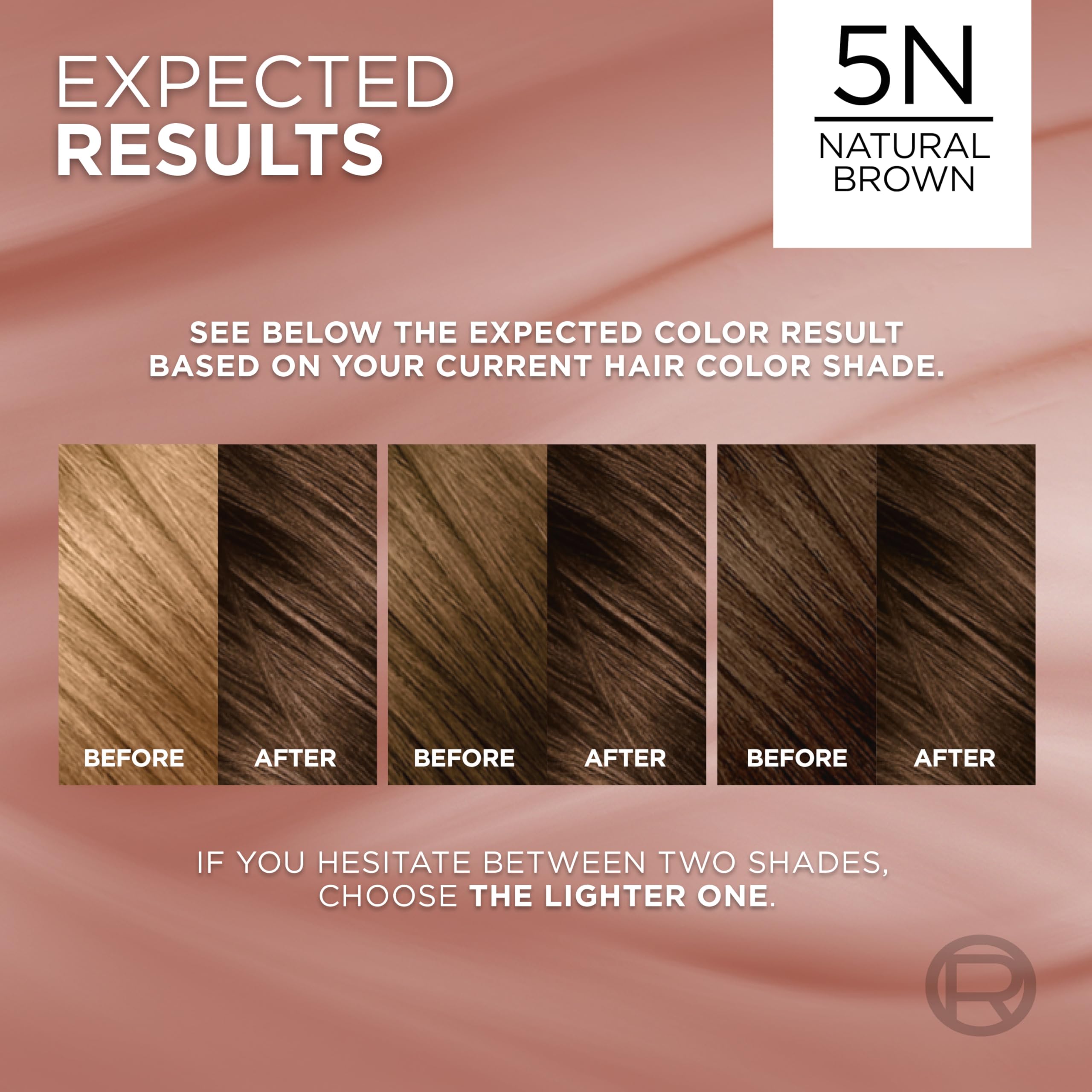L'Oreal Paris aplicador sostenido en mano preparado para aplicar el tinte, precisión y control