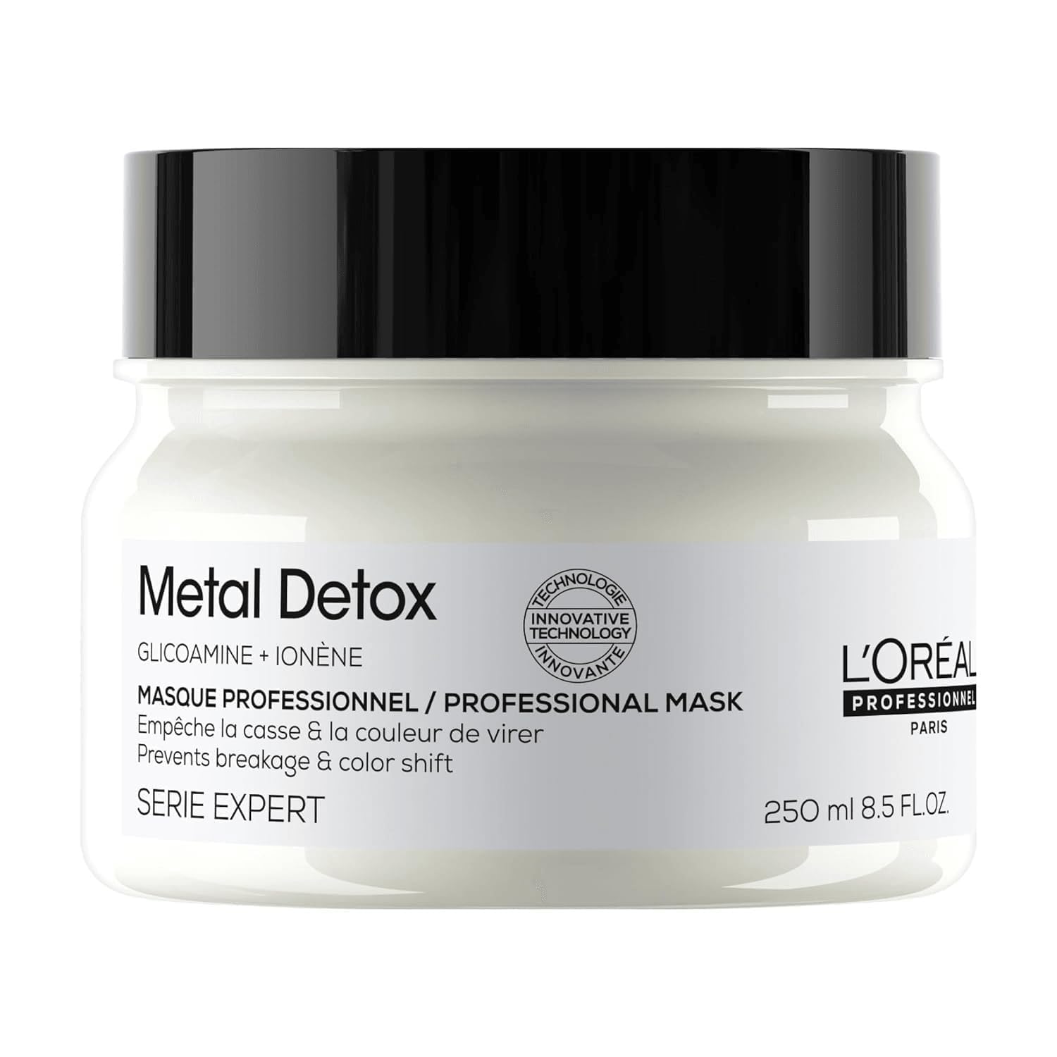 L'Oréal Professionnel mascarilla frontal mostrando envase y beneficio protección