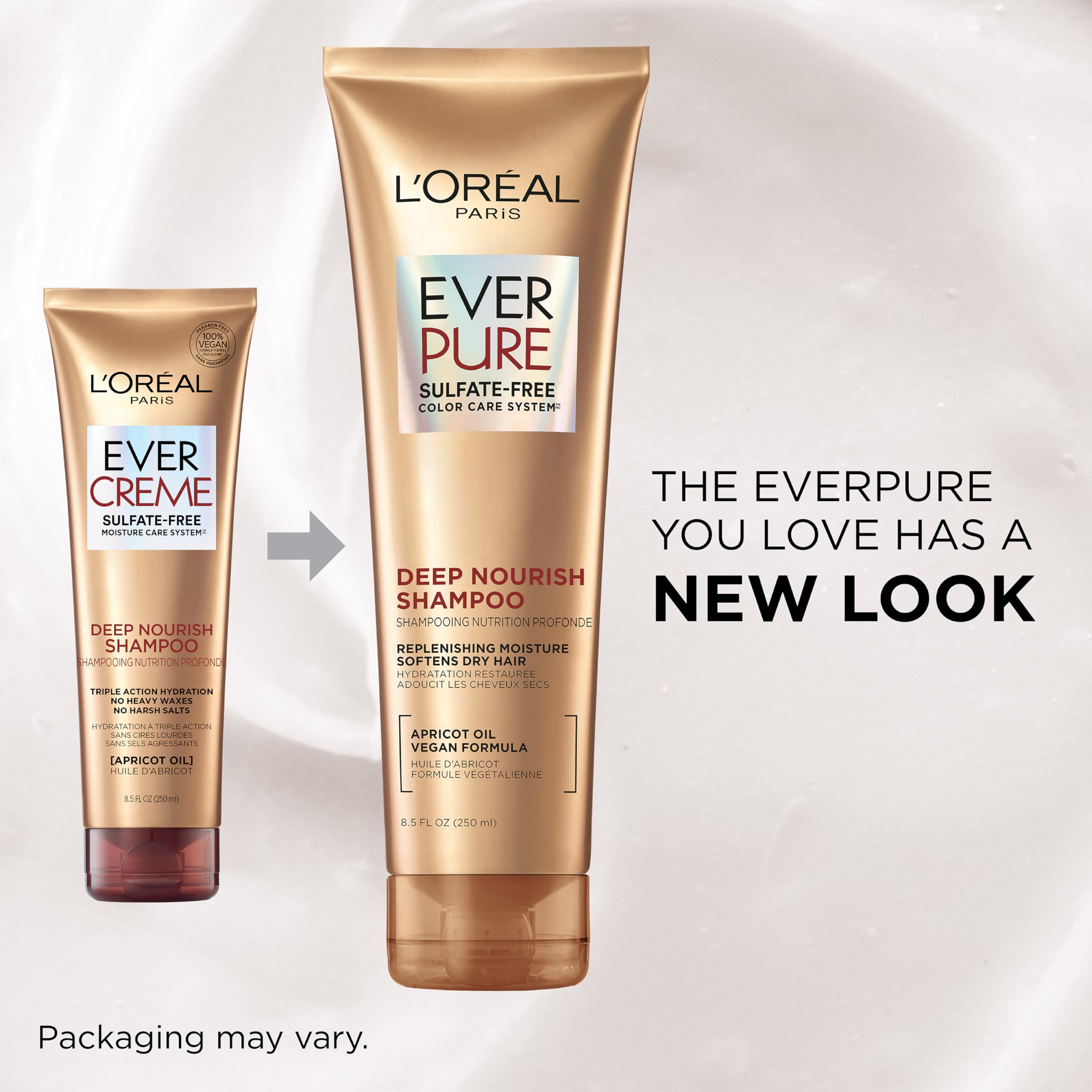 L'Oreal Paris primer plano del acondicionador que ilustra nutrición intensa