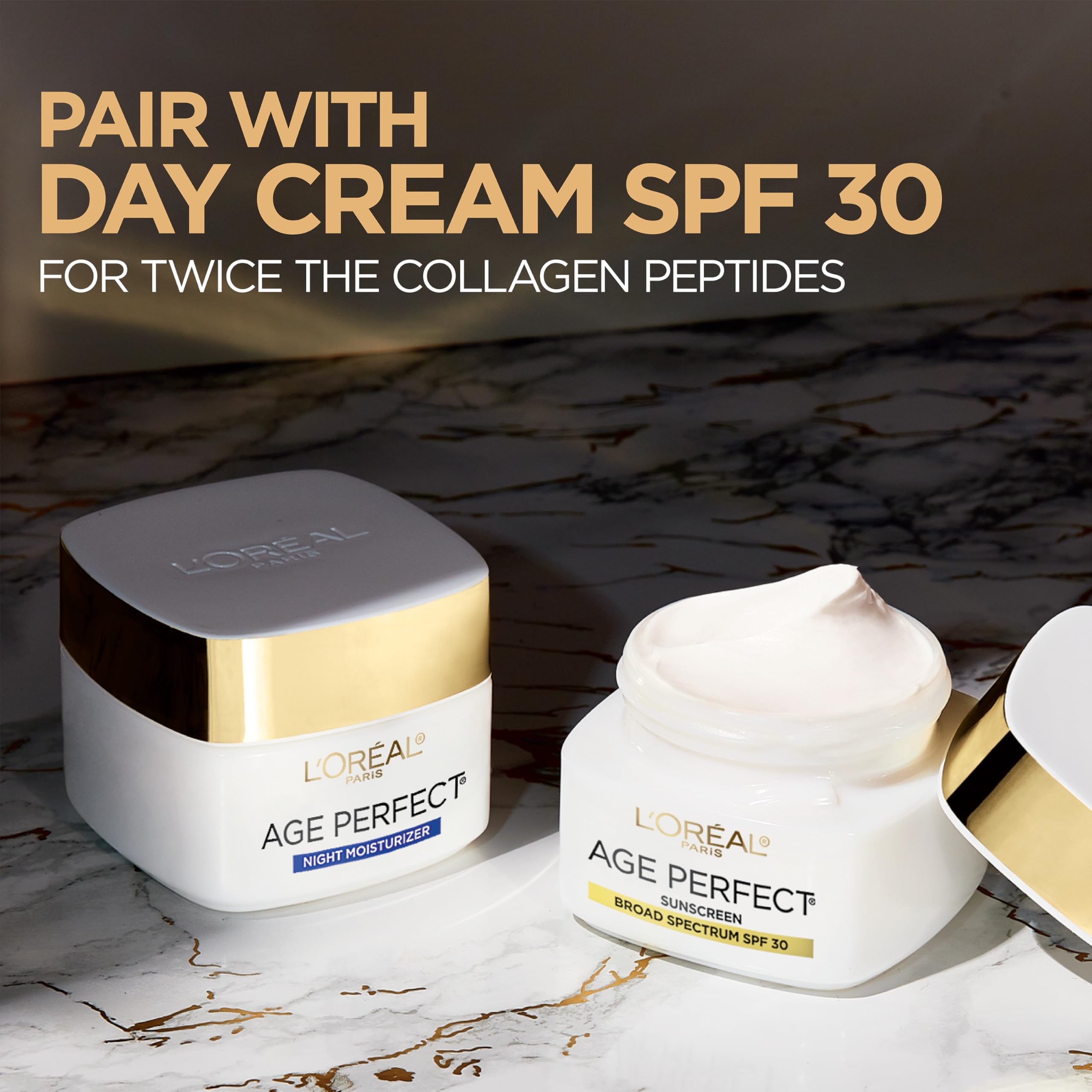 L'Oreal Paris Age Perfect aplicación suave en mejilla, reafirma y nutre