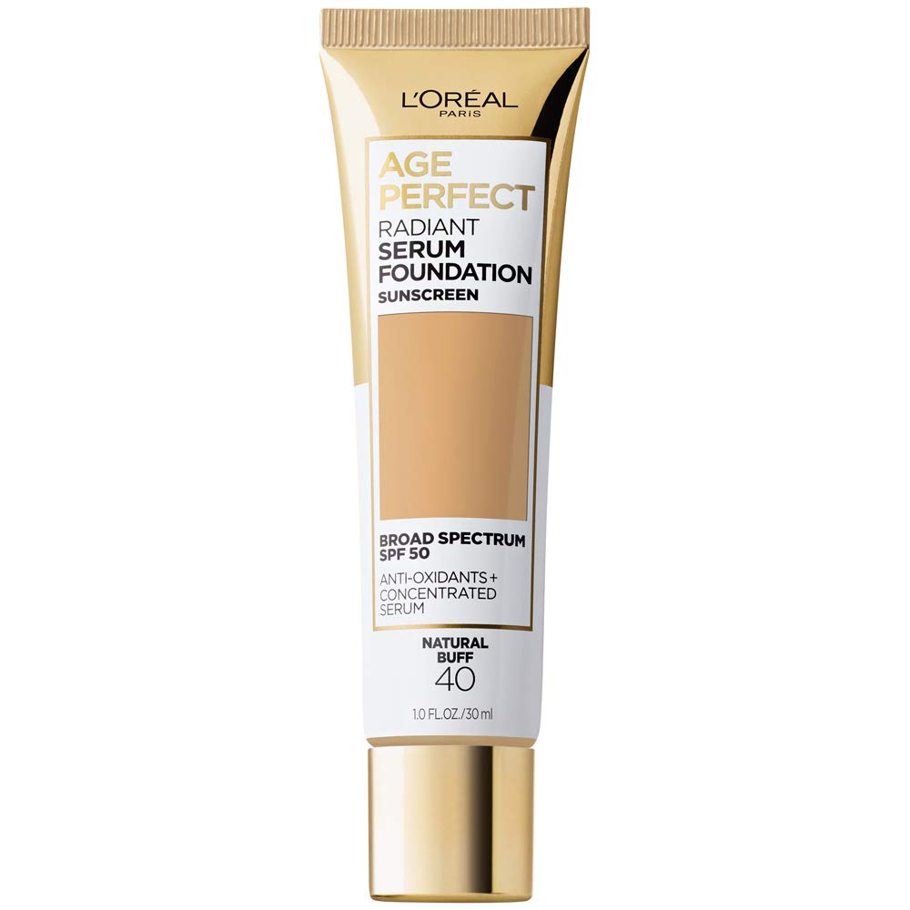 L'Oreal Paris frontal del envase de Age Perfect, fácil identificación y presentación elegante