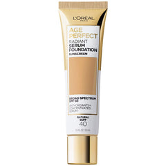 L'Oreal Paris frontal del envase de Age Perfect, fácil identificación y presentación elegante