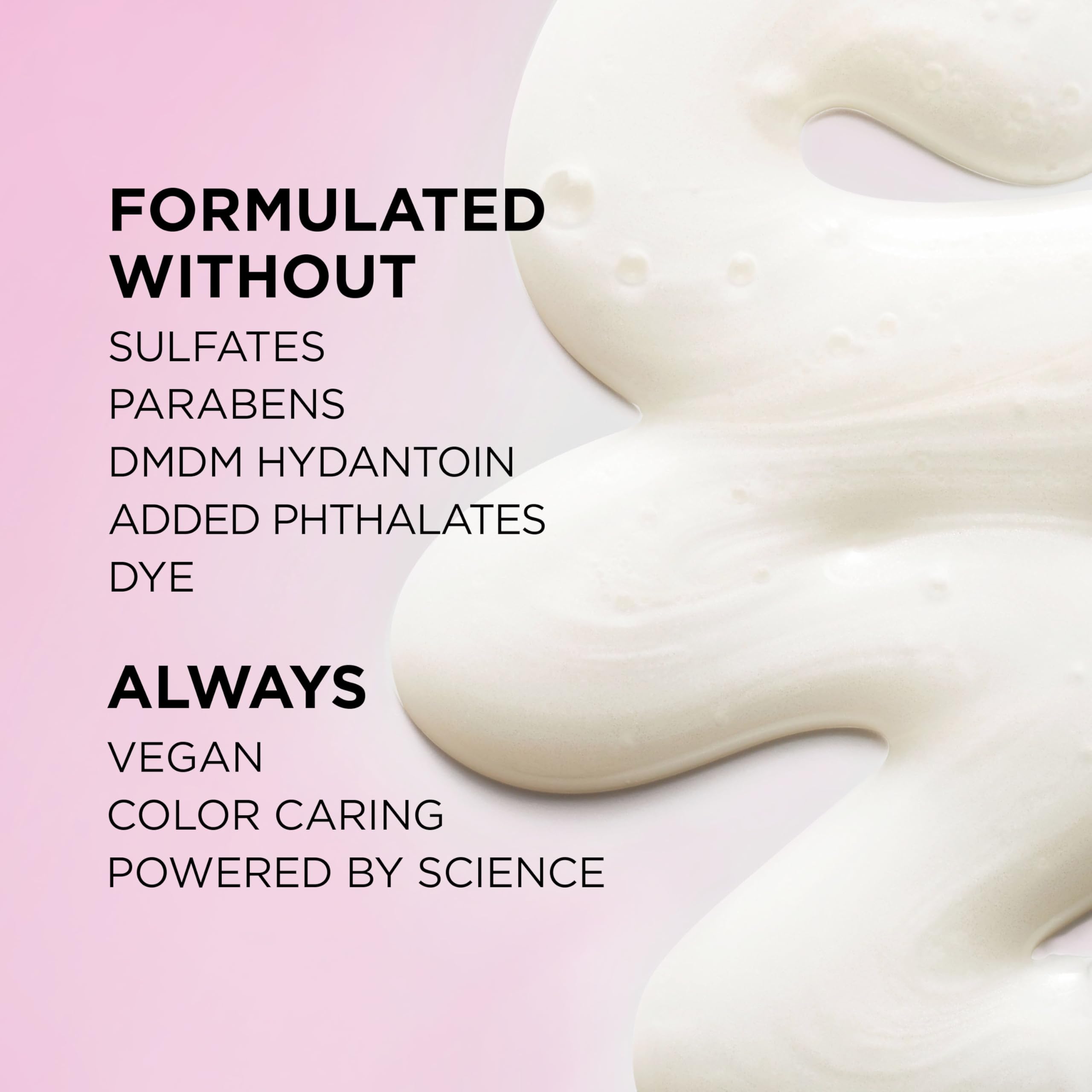 L'Oreal Paris cabello brillante después del uso mostrando efecto glass shine