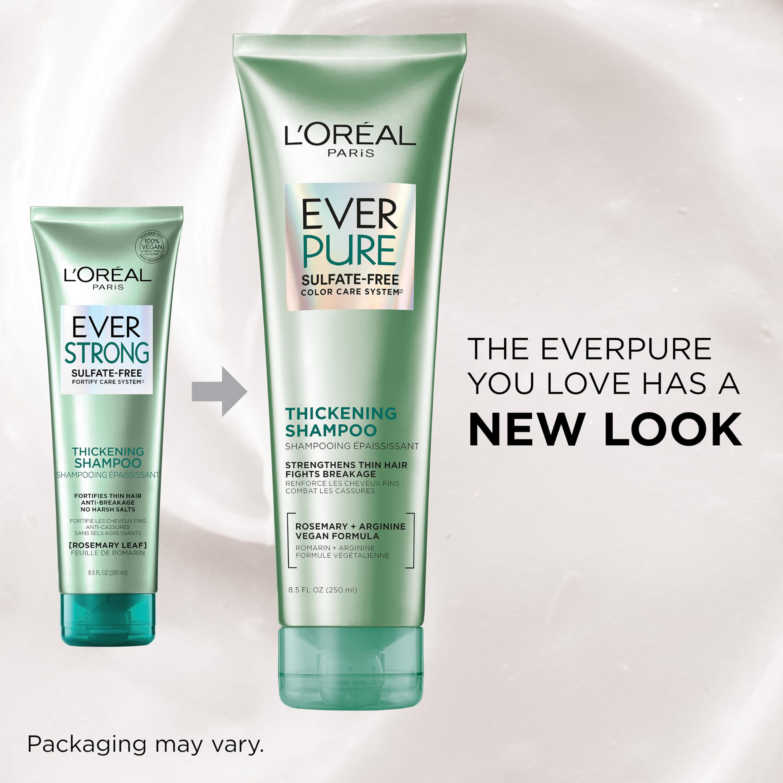 L'Oreal Paris acondicionador en uso mejora desenredo y suavidad