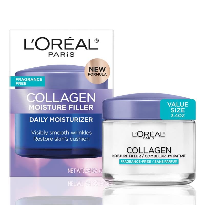 L'Oreal Paris crema frente mostrando envase y beneficio hidratación intensa