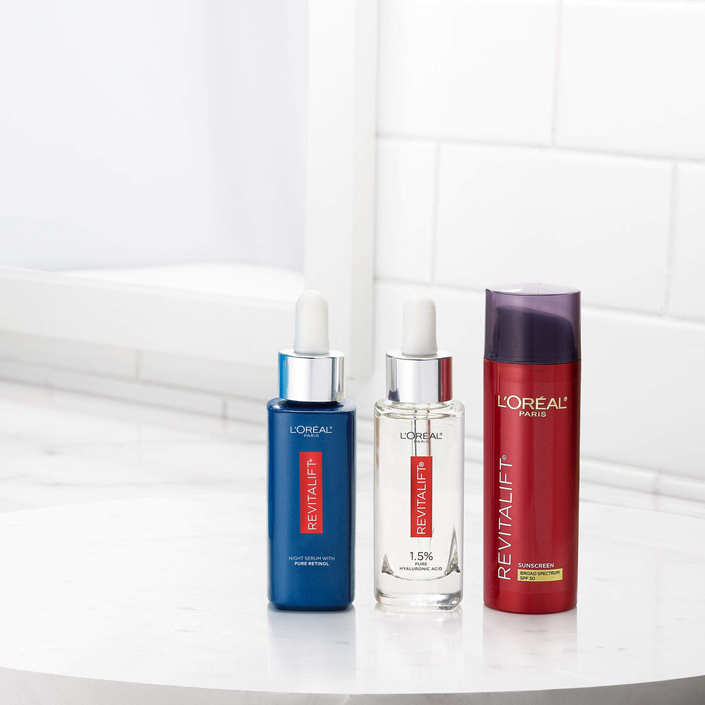 L'Oreal Paris etiqueta con ingredientes clave y ventajas