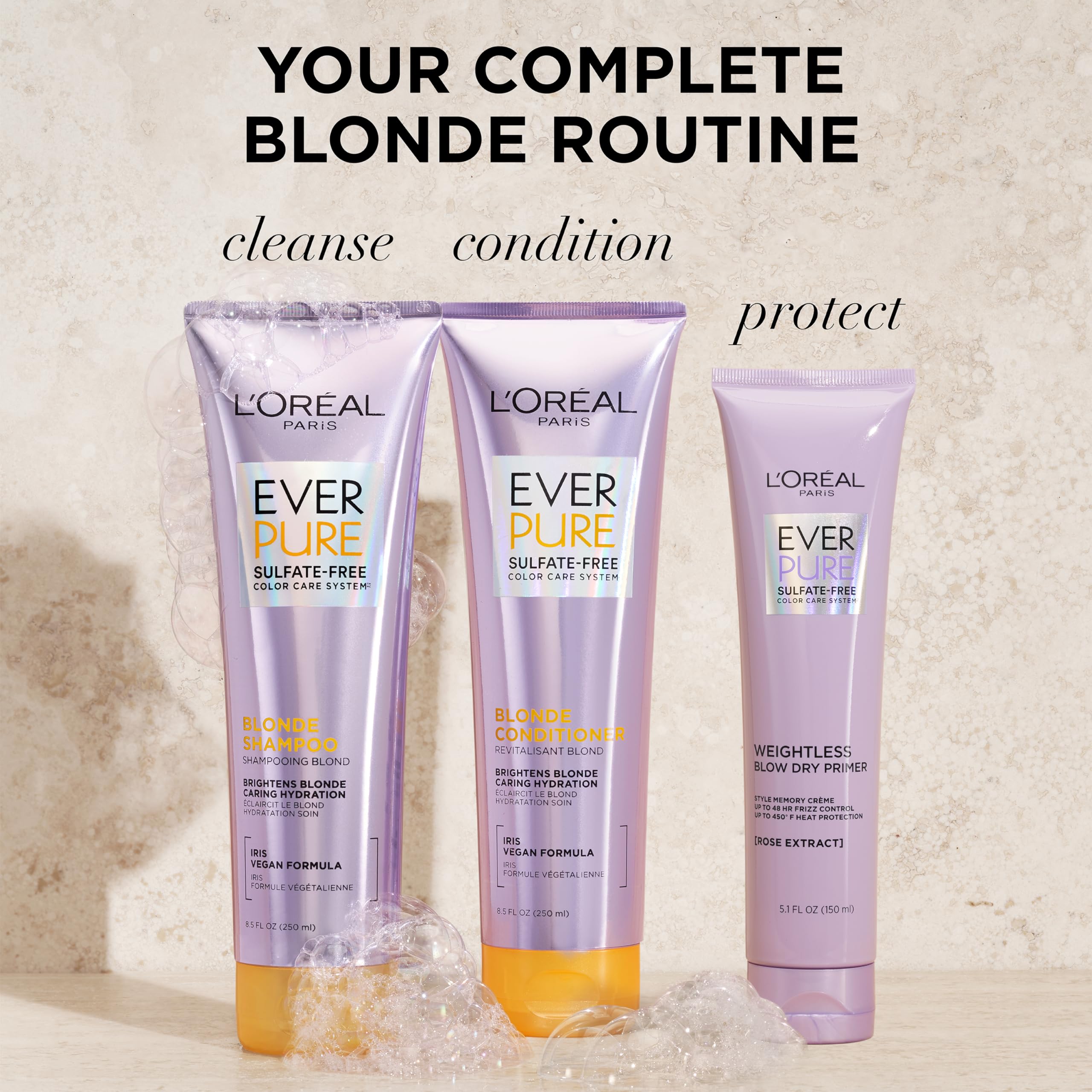 L'Oreal Paris EverPure Blonde mechas neutralizadas con menos tono cobrizo
