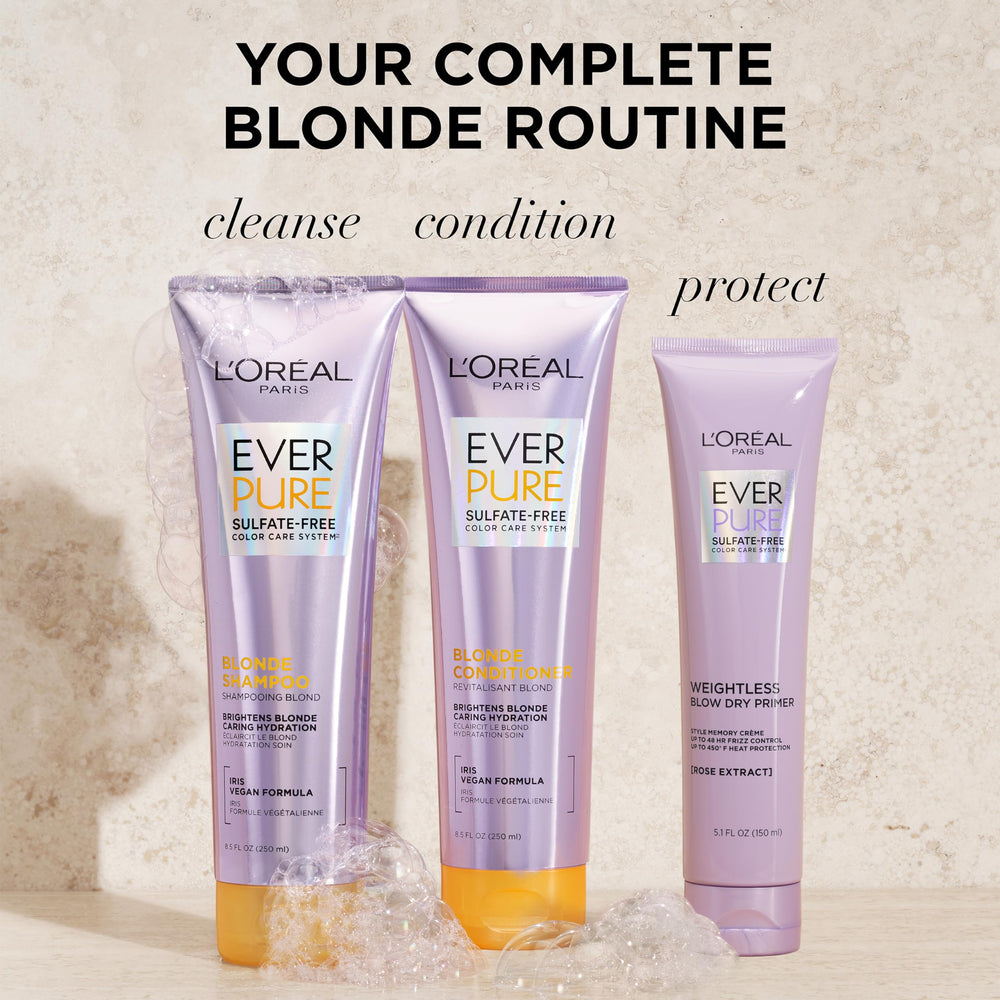 L'Oreal Paris EverPure Blonde mechas neutralizadas con menos tono cobrizo