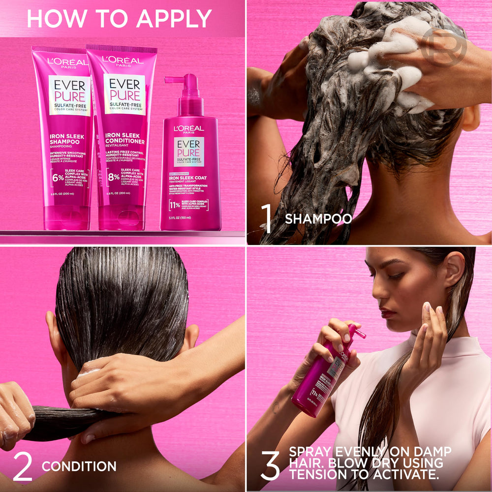 L'Oreal Paris etiqueta del envase legible mostrando ingredientes, beneficio información clara
