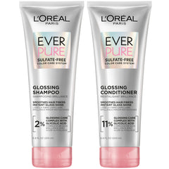L'Oreal Paris frente del packaging mostrando el set y el beneficio de brillo