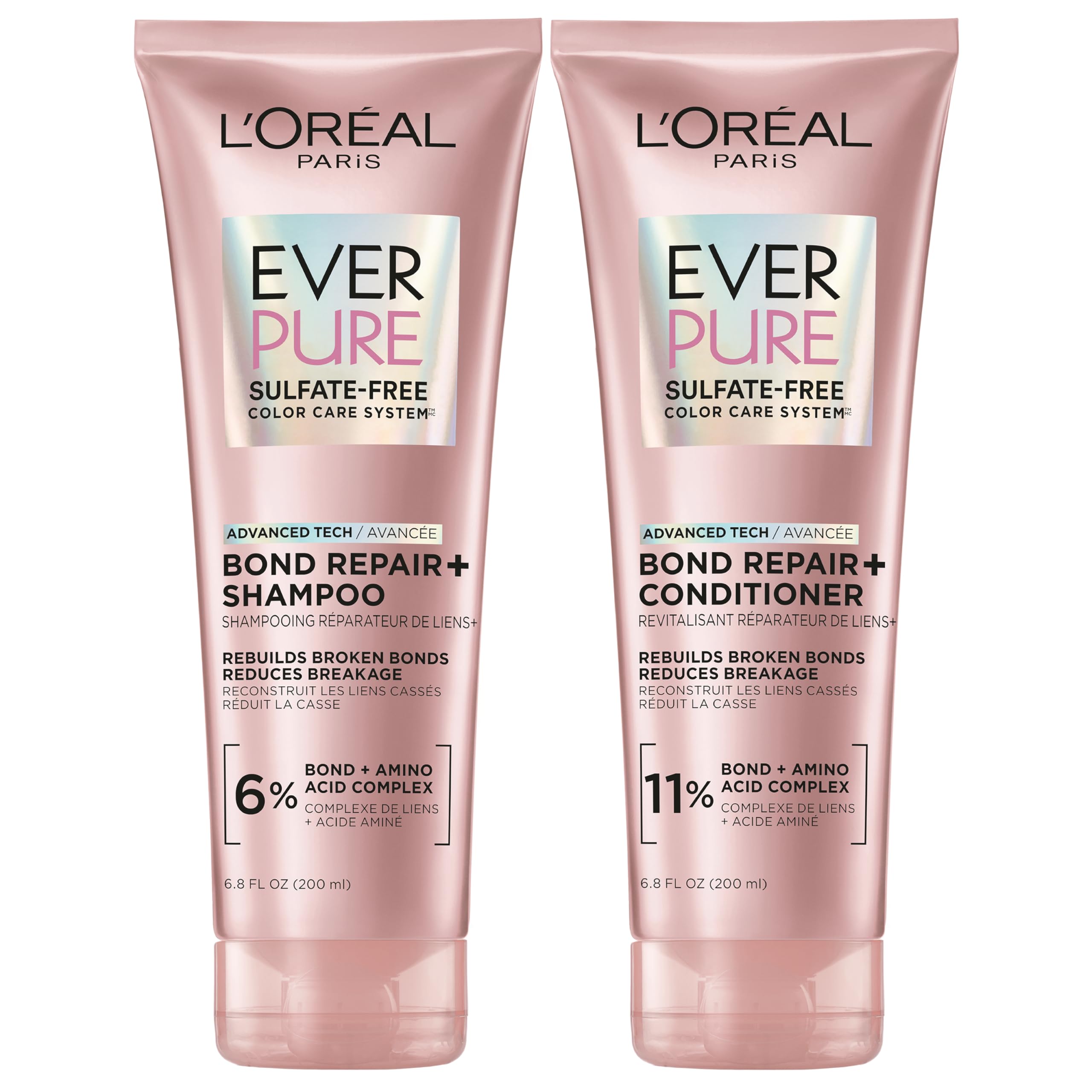 L'Oreal Paris frente del empaque Bond Repair mostrando contenido y beneficio