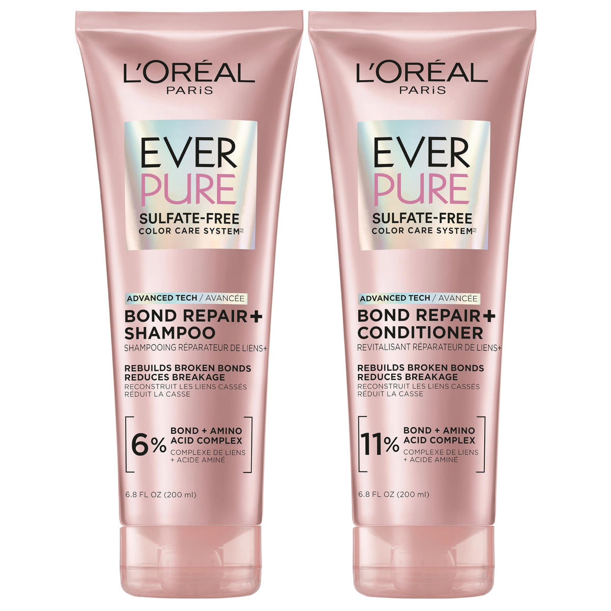 L'Oreal Paris frente del empaque Bond Repair mostrando contenido y beneficio