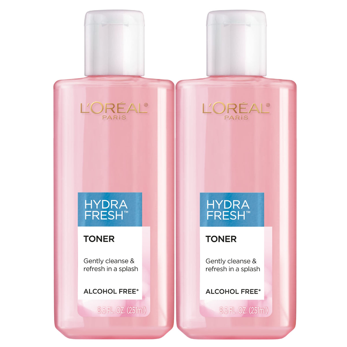 L'Oreal Paris frente del empaque mostrando botella y pack, aporta confianza