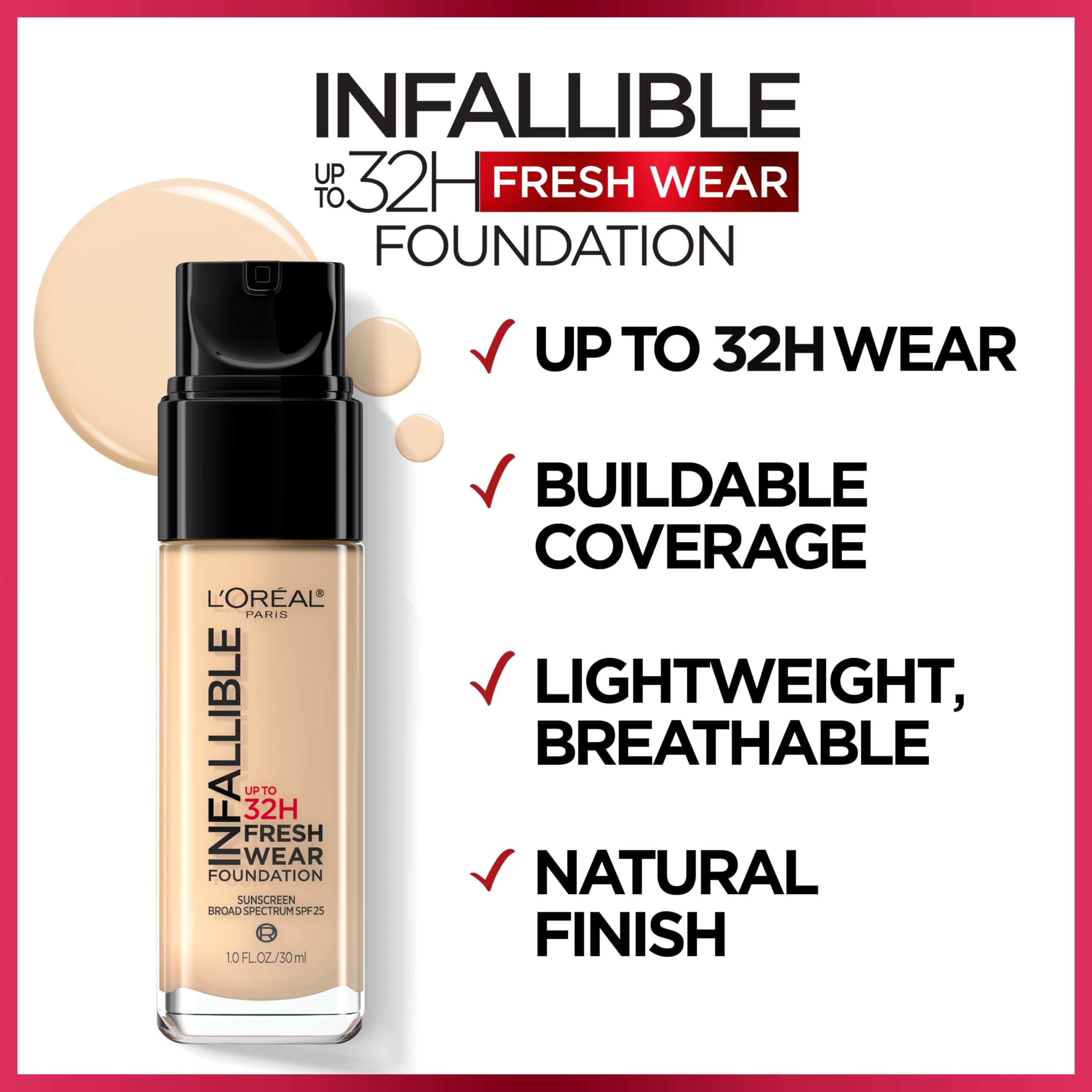 L'Oreal Paris tapa y etiqueta legible con información del tono y volumen