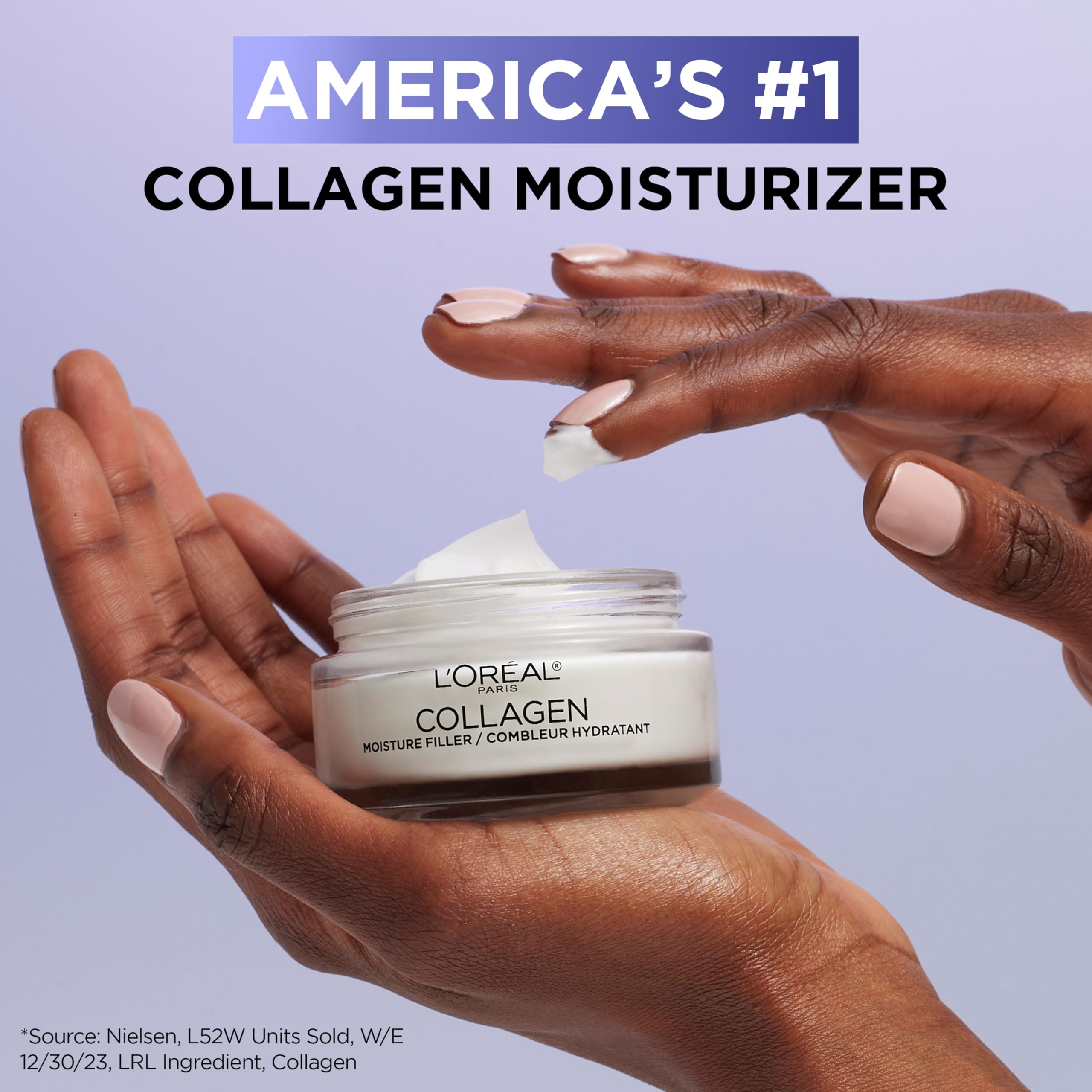 L'Oreal Paris etiqueta de ingredientes indicando colágeno purificado