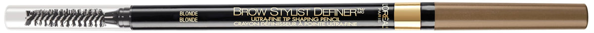 L'Oreal Paris lápiz de cejas frontal mostrando empaque y pack de dos