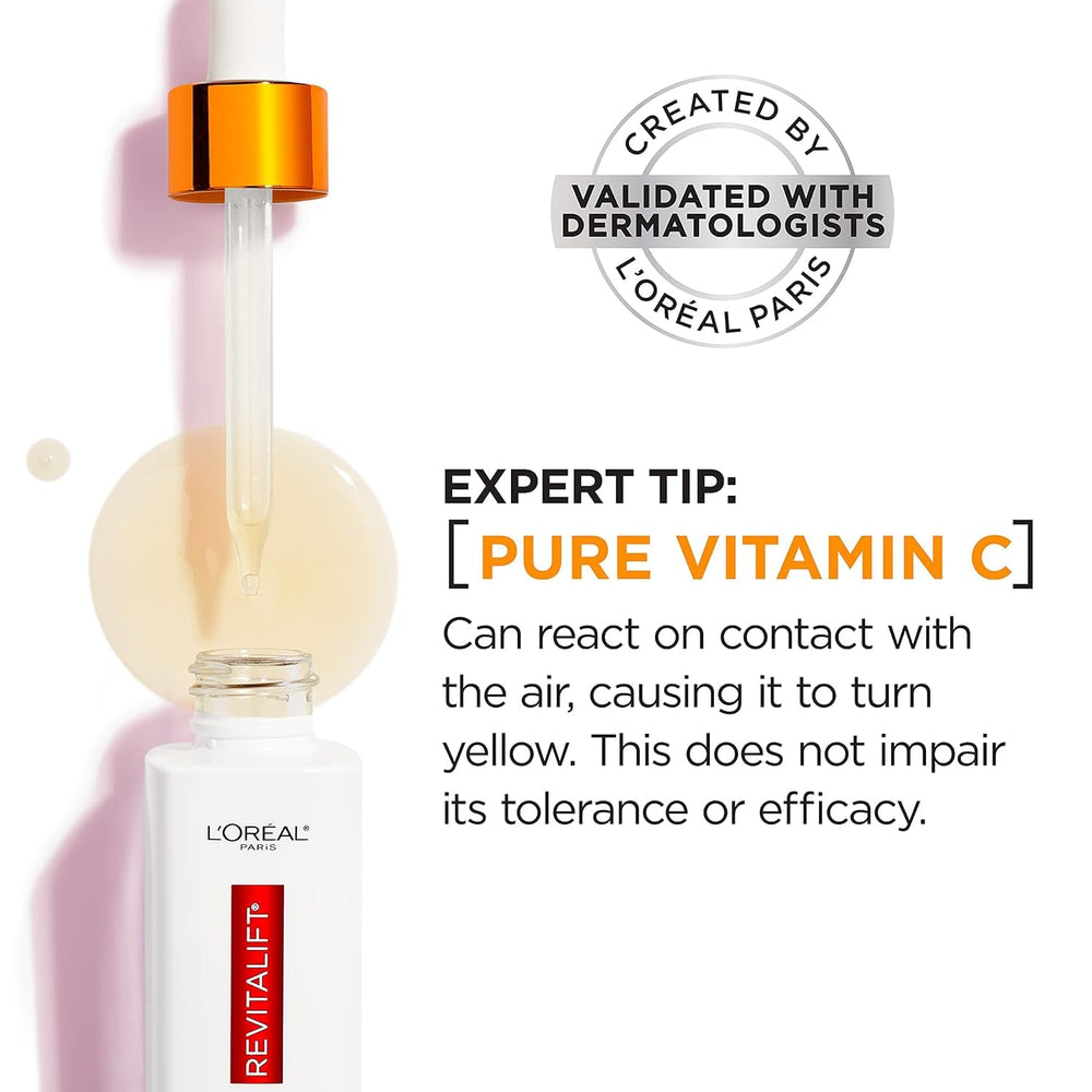 L'Oreal Paris aplicación del sérum en el rostro, mejora de textura visible