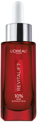 L'Oreal Paris frasco delantero mostrando diseño y beneficio de corrección de manchas