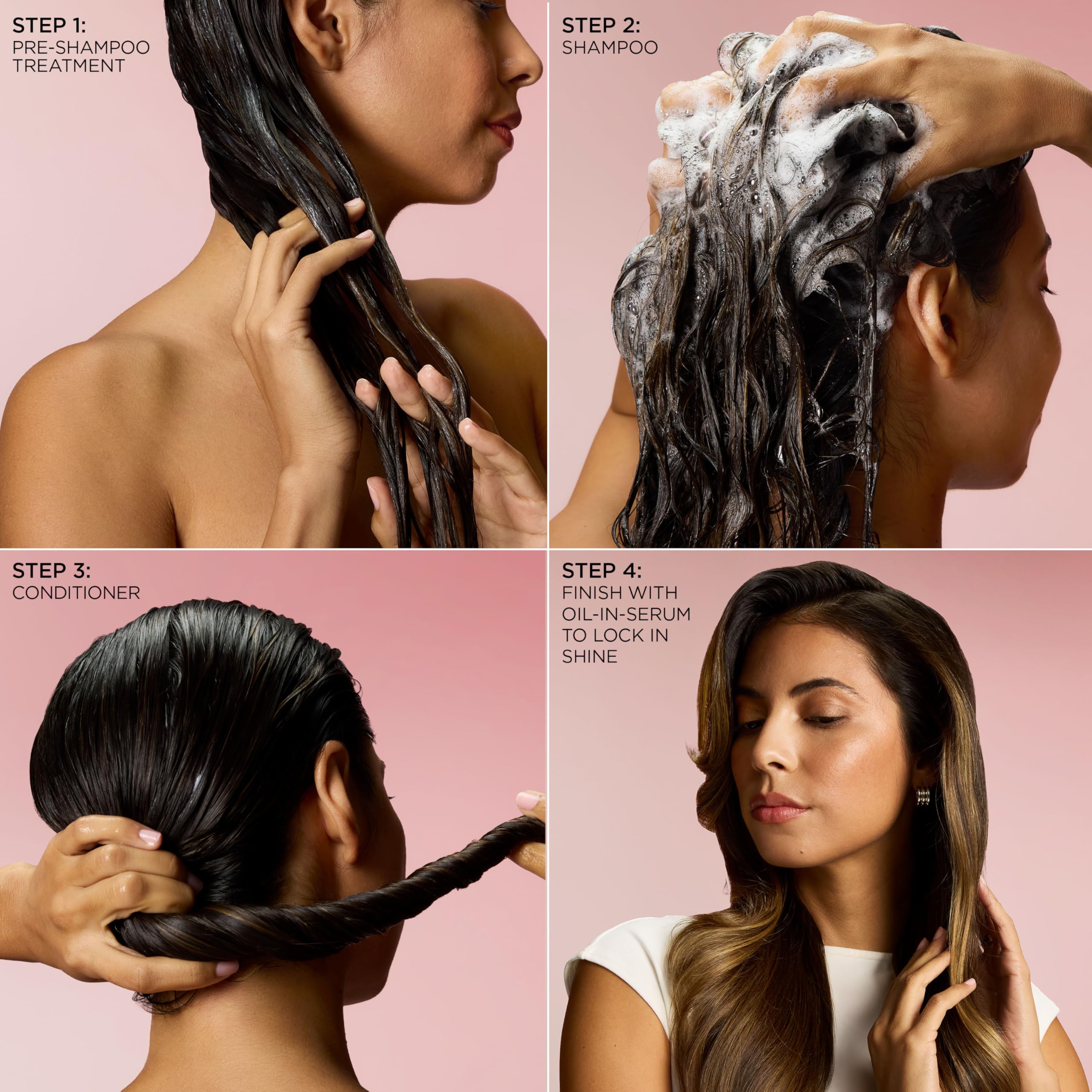 L'Oreal Paris combinación de Oil-in-Serum y acondicionador para acabado brillante